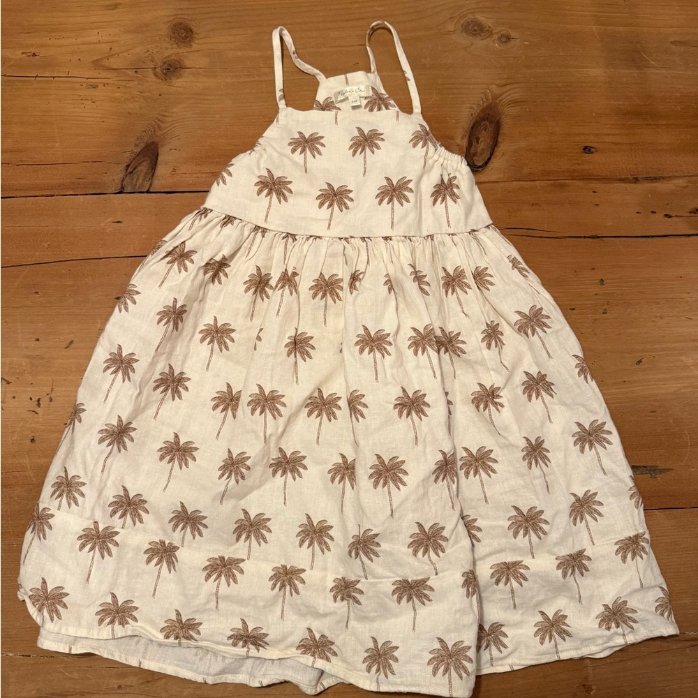 Rylee and Cru Ava Paradise Palm Dress 2-3Y